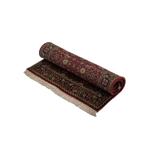 Hand Knotted Bidzar Hand Made Design Rugs 2x3 Ft Red - Image 3