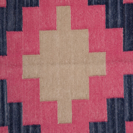 Jaipuri Kilim Modern Designer Cotton Dhurries Hand Made Collections 2x3 Ft - Image 4