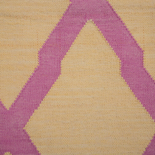 Jaipuri Cotton Dhurries Hand Made Traditional Premium Design 2.5x4 Ft Gold - Image 3