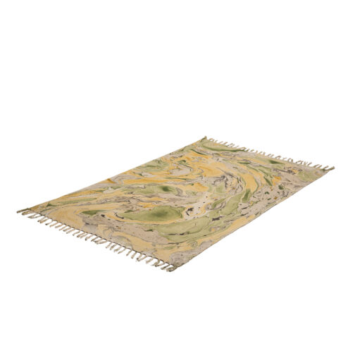 Printed Durries Modern Design Carpet Rugs For Home Bedroom 4x6 Ft - Image 2