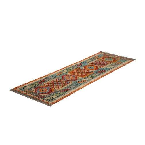 Afghan Kilim Dhurries Hand Made Traditional Premium Design 2.3x8.0 Ft Multi Color - Image 3
