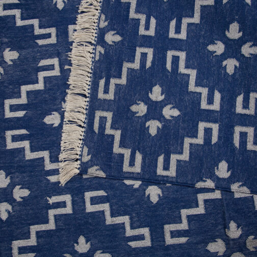 Fancy Jaipuri Cotton Dhurries Hand Made Design Premium Quality For Home 4x6 Ft - Image 2