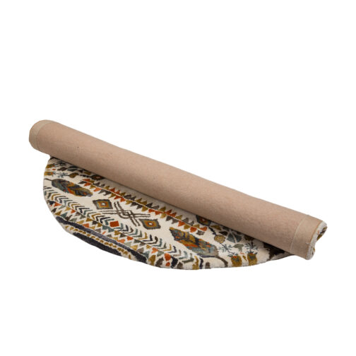 Hand Tufted Round Brand Design Carpet 6 Ft in Diameter Kenzo - Image 4