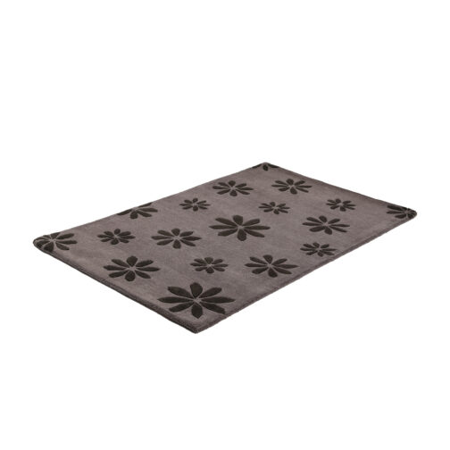 Hand Tufted Rugs Carpet Traditional Design For Home 3x5 Ft Grey - Image 2