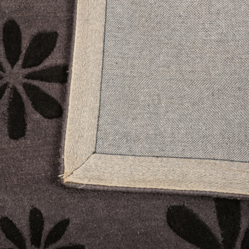 Hand Tufted Rugs Carpet Traditional Design For Home 3x5 Ft Grey - Image 3