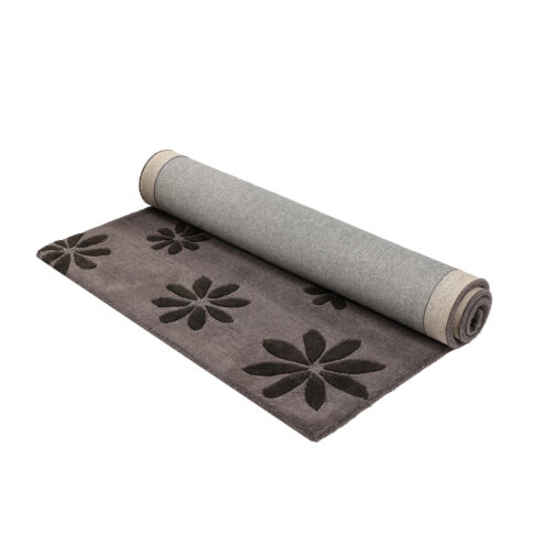 Hand Tufted Rugs Carpet Traditional Design For Home 3x5 Ft Grey - Image 4