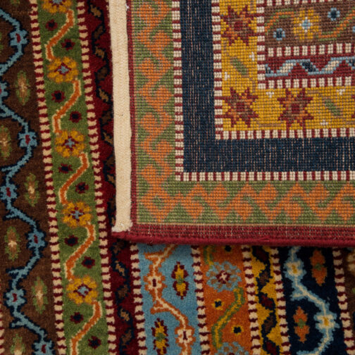 Hand Knotted Lori Buff Design Rugs 2.5x5 Ft Multi Color - Image 3