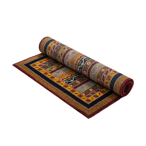 Hand Knotted Lori Buff Design Rugs 2.5x5 Ft Multi Color - Image 4