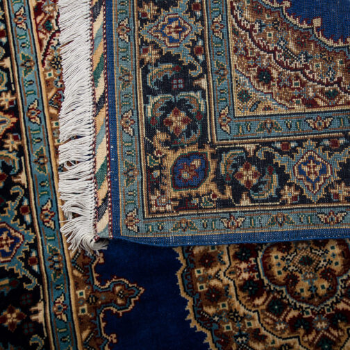 Hand Knotted Afghani Carpet Rugs For Home 3x5 Ft Blue - Image 3