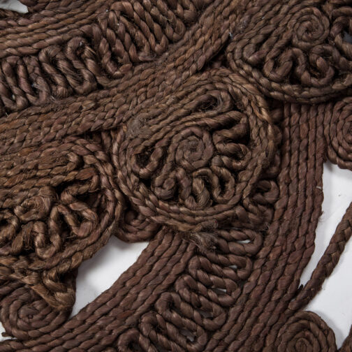 Jute Made Traditional Design Carpet  For Bedroom 5x5 Ft Round - Image 3