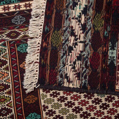 Afghani Kilim Durries Handmade Hand Made Exclusive Collection Carpet for Home-Living Room 3x5 Ft - Image 3