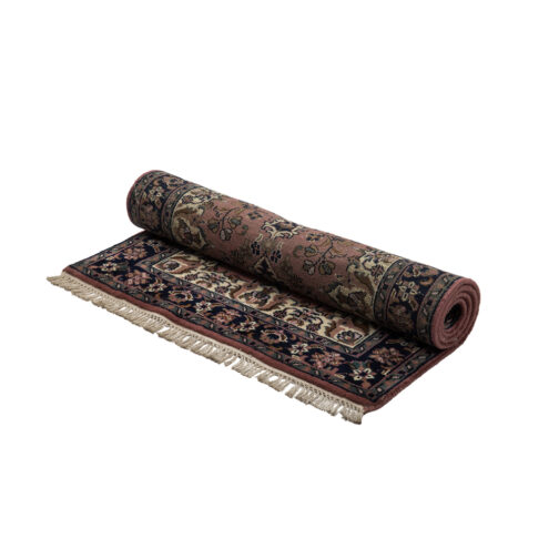 Hand Knotted Persian Design Carpet Rugs For Living Room 3x5 Ft Rust - Image 4