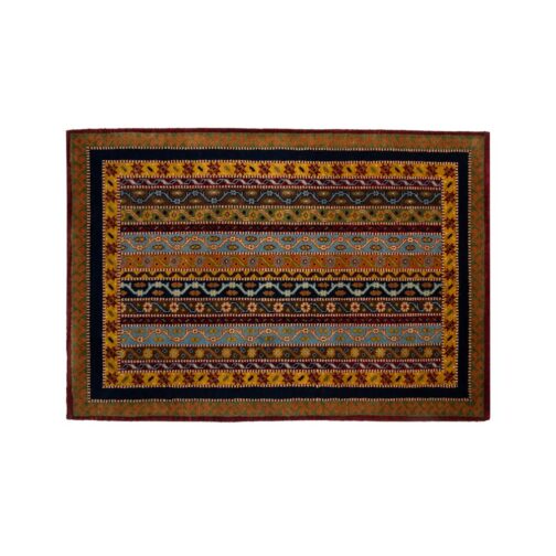 Hand Knotted Lori Buff Design Rugs 2.5x5 Ft Multi Color