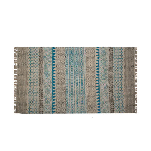 Printed Durries Modern Design Carpet Rugs For Home Living Room Hotels 4x6 Ft
