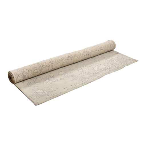 Hand Knotted Moroccan Design Carpet Rugs For Home 5.6x8 Ft Grey - Image 3