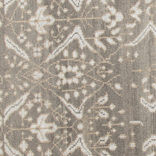 Hand Knotted Moroccan Design Carpet Rugs For Home 5.6x8 Ft Grey - Image 2