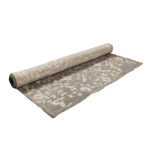 Hand Knotted Moroccan Design Carpet Rugs For Home 5.6x8 Ft Grey - Image 4