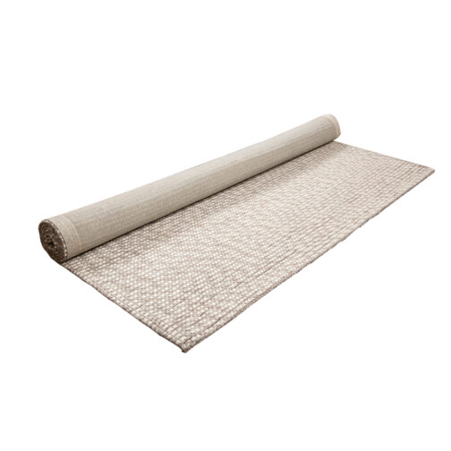 Handwoven Woolen Jacquard Rugs Carpet For Home Living Room 5.6x8 Ft Beige - Image 4