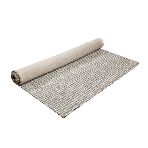 Handwoven Woolen Jakart Rugs Carpet For Home Living Room 5.6x8 Ft Grey - Image 4