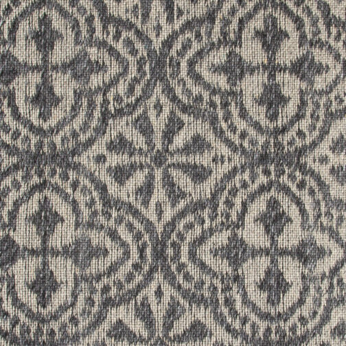 Handwoven Woolen Jakart Rugs Carpet For Bedroom 5.6x8 Ft Grey - Image 2