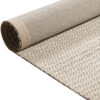Handwoven Woolen Jakart Rugs For Living Room 5.6x8 Ft Beige - Image 3