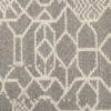 Handwoven Woolen Jakart Rugs For Living Room Bedroom 5.6x8 Ft Grey - Image 2
