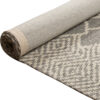 Handwoven Woolen Jakart Rugs For Living Room Bedroom 5.6x8 Ft Grey - Image 3