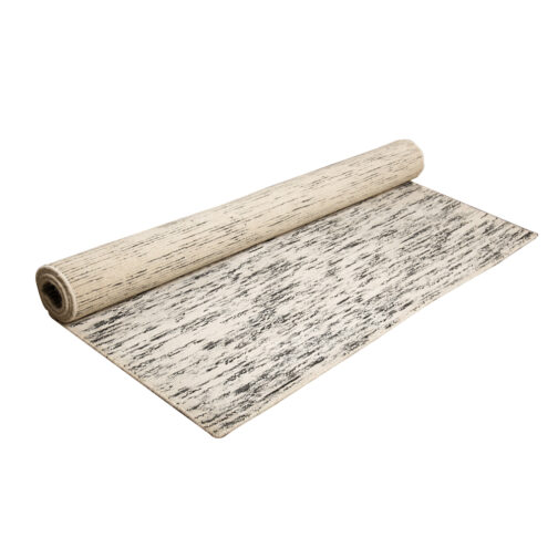 Handloom Loom Knotted Tencel Silk Rugs For Home 5.6x8 Ft Beige - Image 4