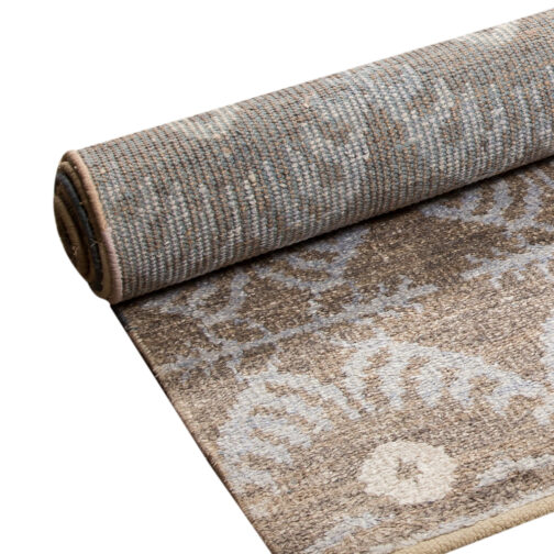 Hand Knotted Moroccan Modern Design Carpet Rugs For Home 5.6x8 Ft Grey - Image 3
