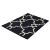 Kilim Wool and Cotton Durries Hand Made Carpet Rugs For Living Room 2x3 Ft Black - Image 2