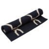 Kilim Wool and Cotton Durries Hand Made Carpet Rugs For Living Room 2x3 Ft Black - Image 4