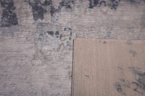 Hand Knotted Bamboo Silk Modern Carpet Rugs For Home 8x10 Ft Black and Grey - Image 3