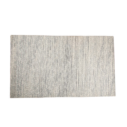 Handwoven Woolen Jakart Rugs Carpet For Home Bedroom 5.6x8 Ft Grey