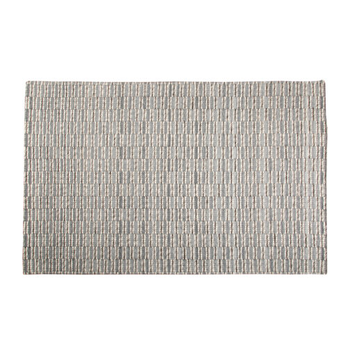Handwoven Woolen Jakart Rugs Carpet For Home Living Room 5.6x8 Ft Grey