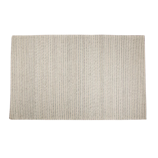 Handwoven Woolen Jakart Rugs Carpet For Home 5.6x8 Ft Cream