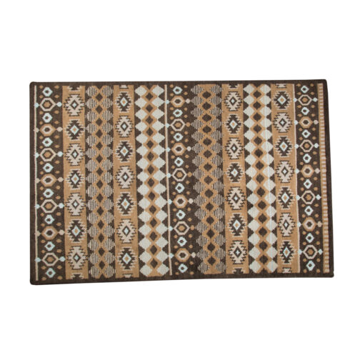 Hand Knotted Moroccan Design Carpet Rugs For Home 5.6x8 Ft Brown