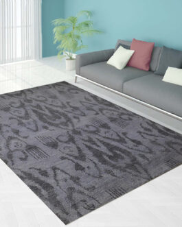 Hand Knotted Moroccan Design Carpet For Home, Hotels, High Traffic Area Rugs Silver