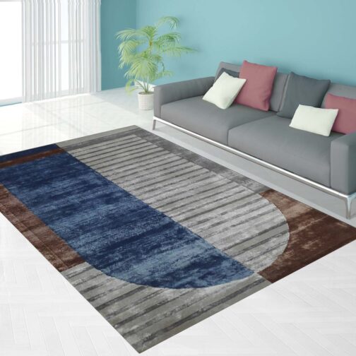 Hand Tufted Modern Design Viscose Carpet For Home, Hotels, High Traffic Area Rugs