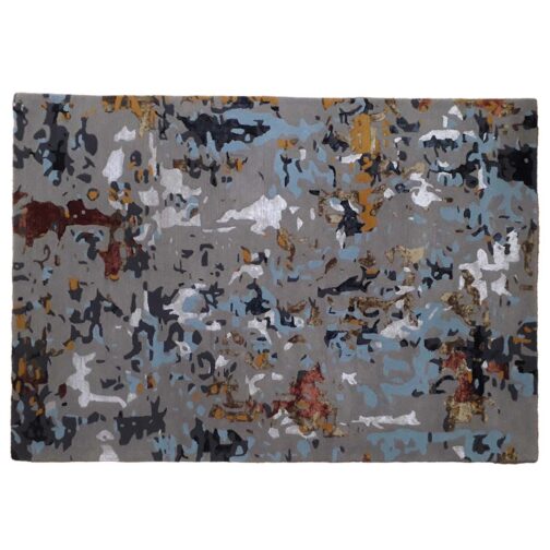Hand Tufted Modern Design Wool Viscose Carpet For Home, Hotels, High Traffic Area Rugs - Image 3