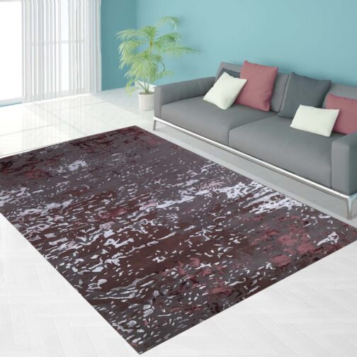 Hand Tufted Modern Design Wool Viscose Carpet For Home, Hotels, High Traffic Area Rugs