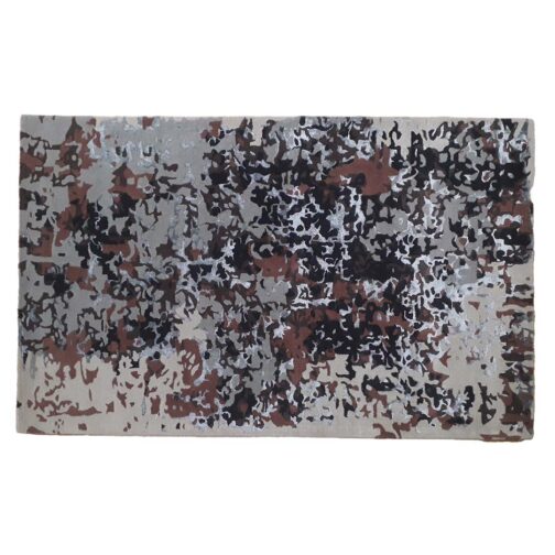 Hand Tufted Modern Design Wool Viscose Carpet For Home, Hotels, High Traffic Area Rugs - Image 2