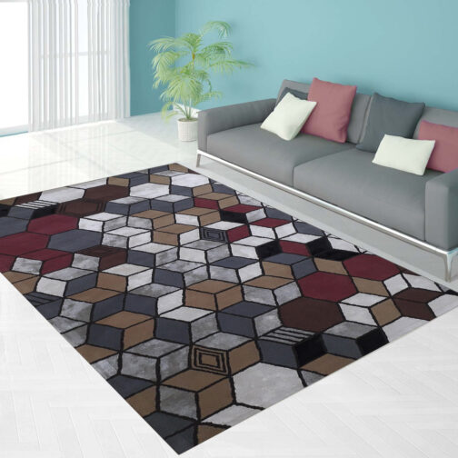 Hand Tufted Modern Design Wool Viscose Carpet For Home, Hotels, High Traffic Area Rugs