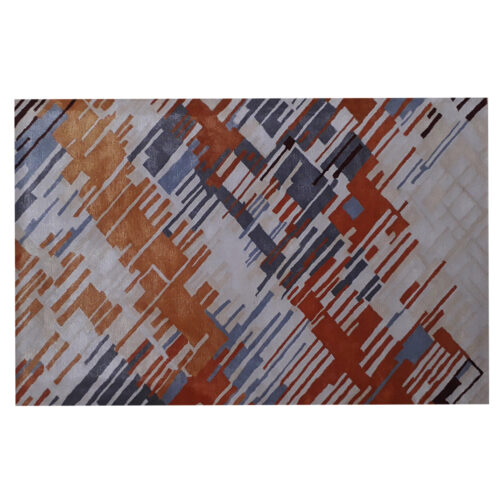 Hand Tufted Modern Design Wool Viscose Carpet For Home, Hotels, High Traffic Area Rugs - Image 2