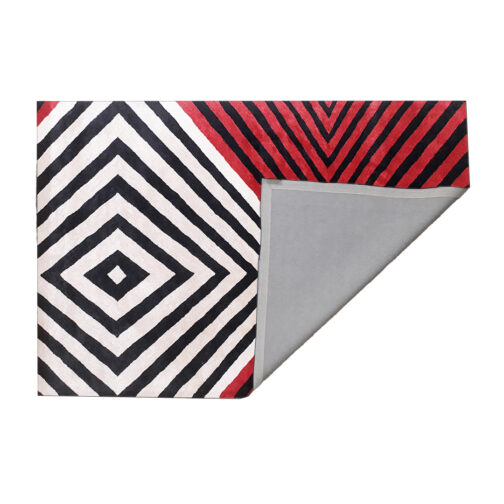 Hand Tufted Modern Design Wool Viscose Carpet For Home, Hotels, High Traffic Area Rugs - Image 2