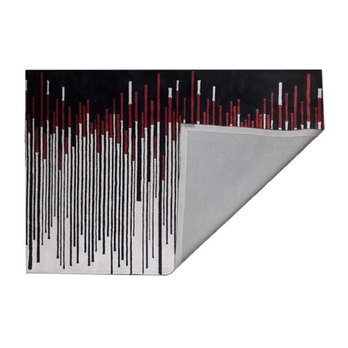 Hand Tufted Modern Design Wool Viscose Carpet For Home, Hotels, High Traffic Area Rugs - Image 3