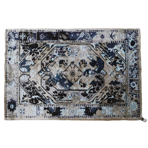 Hand Tufted Modern Design Wool Viscose Carpet For Home, Hotels, High Traffic Area Rugs - Image 4