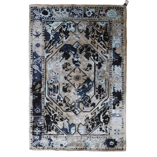 Hand Tufted Modern Design Wool Viscose Carpet For Home, Hotels, High Traffic Area Rugs - Image 3