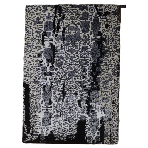 Hand Tufted Modern Design Wool Viscose Carpet For Home, Hotels, High Traffic Area Rugs - Image 2