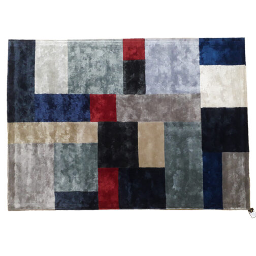 Hand Tufted Modern Design Viscose Carpet For Home, Hotels, High Traffic Area Rugs - Image 3