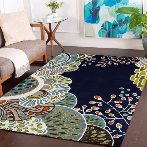 Handmade Tufted Rugs, Export Quality Hand Tufted Wool Carpet for Living Room 28 - Image 2